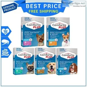 To treat and prevent fleas and worms in dogs use Comfortis Plus
