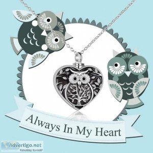 Owl cremation jewelry for sale