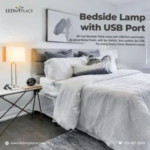 Buy a Bedside Lamp with USB Port That Adds Style to Your Room