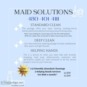Need a helping hand Cleaning and errand services