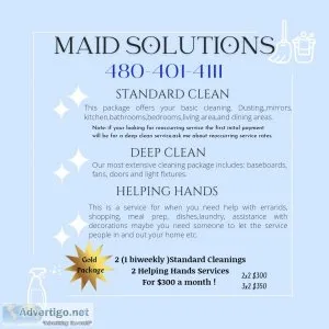 Need a helping hand Cleaning and errand services