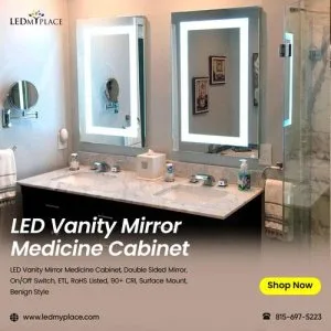Get an Appealing Glance with a LED Vanity Mirror Medicine Cabine