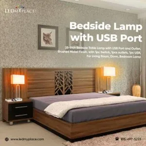 Buy a Great Collection of Bedside Lamp with USB Port by LEDMypla