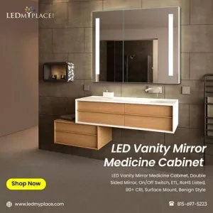Get an Affordable LED Vanity Mirror Medicine Cabinet for Your Ba