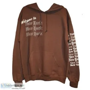 Buy Brown New York Streetwear Hoodies - API The Label