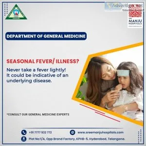 General medicine doctors in kukatpally - sree manju hospital