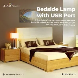 Find the Perfect Bedside Lamp with USB Port at LEDMyplace