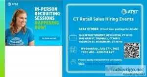 ATandT CT RETAIL SALES HIRING EVENT