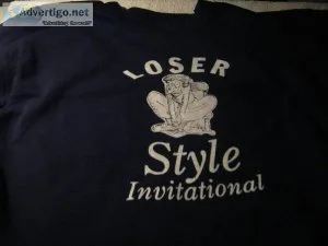 STYLE Invitational LOSER TEE SHIRT &ndash Size Large