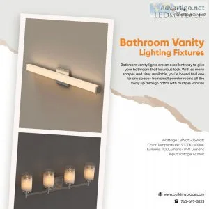 Get Bathroom Vanity Lighting Fixtures for a Pleasant Glow