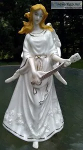 Timeless Treasures Porclean Fairy Figurine with Music Box