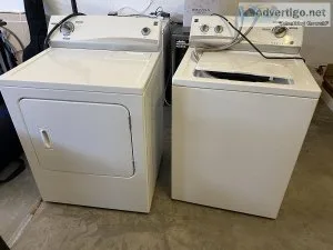 Washer and dryer gently used