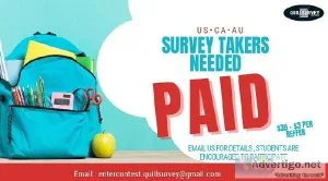 Survey Job  35  3 per reffer survey filling job