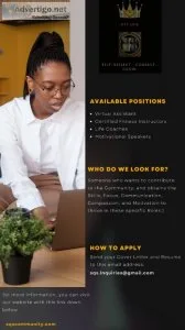 Now Hiring Certified Fitness Instructors Life Coaches Motivation