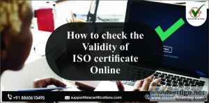 How to check the validity of iso certificate online