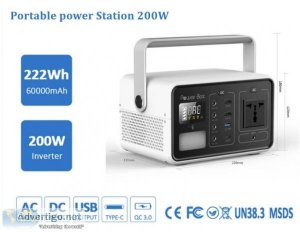 Ternary 18650 Lithium Battery Private Portable Power Station 200
