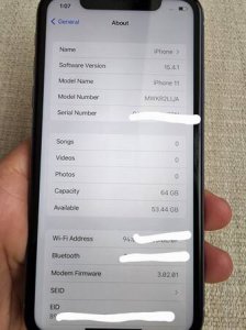 Apple iPhone 11 64GB Purple T-MobileMetroLyca Used Good