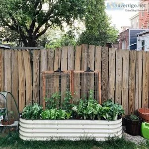 How is a metal garden planter good for plants