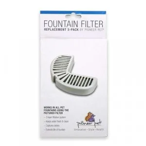 What is a pioneer pet fountain filter and how does it function