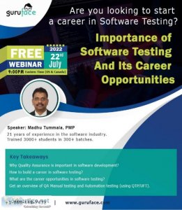 Free Webinar on QA Manual and Automation Testing
