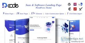 Modern wordpress theme designed for saaS