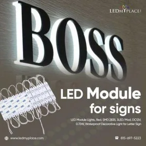 Buy LED Modules for Signs Improve Your Letter Sign Advertisement