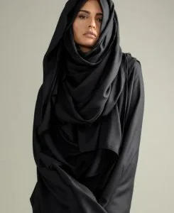 Shop Latest Premium Full Black Hijabs For Women - Awra