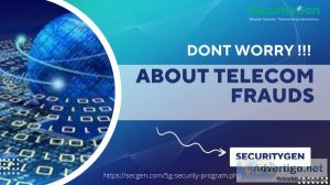Advanced signalling network protection platform - securitygen