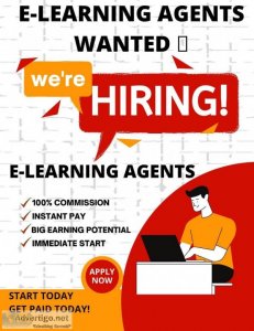 E-Learning agents needed No experience required