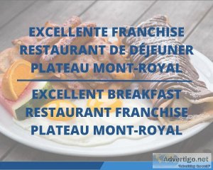 L Oeufrier franchise for sale Plateau Mont-Royal Montreal