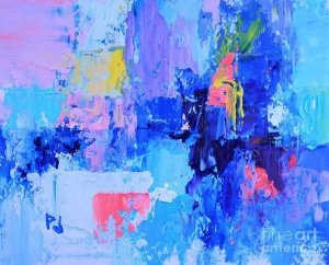 Tropical Dreams - Abstract Expressionist Print