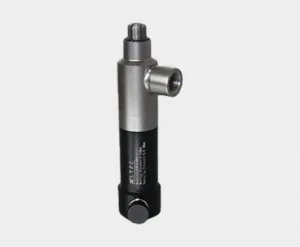 Quick test connector button type