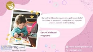 Best early childhood programs - admission open now - learning ma