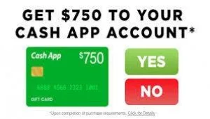 Sign up and receive 750 in your CashApp now