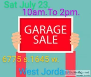 Garage Sale 6775 s.1646 w. West Jordan