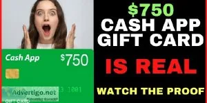 Sign up and receive 750 in your CashApp now