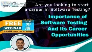 Free Webinar on QA Manual and Automation TestingFree Webinar on 