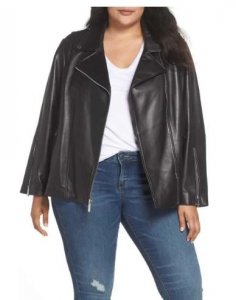 High-Quality Women s Plus Size Leather Jacket - Zooloo Leather