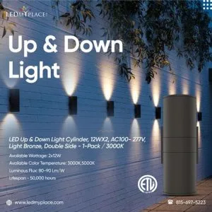 Get the Best Quality of UP and Down Lights from LEDMyplace