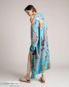 Formentera Cotton Kaftan - Women Kaftans &ndash ZALIVAKO