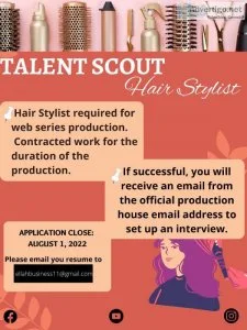 Looking for Hair Stylist