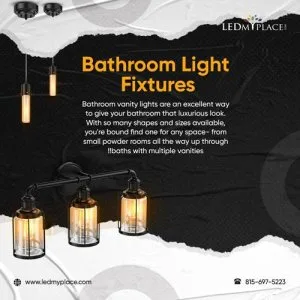 Shop Now Best Options of Bathroom Light Fixtures from LEDMyplace