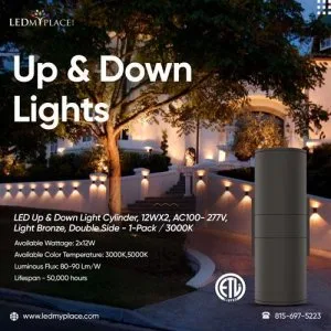 LEDMyplace Offers Up and Down Lights to Enhance Your Outdoor Lig