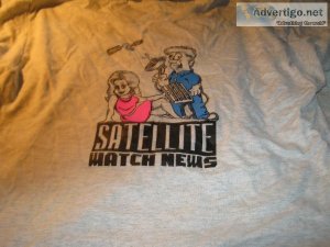 Three Satellite Watch Magazine Tee Shirts &ndash Size Large