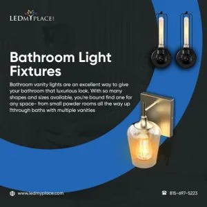 Purchase Bathroom Light Fixtures at Cheap Prices from LEDMyplace