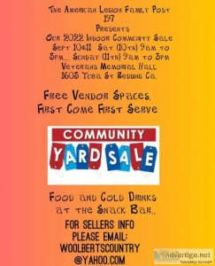 Free space Community sale