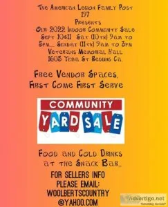 Free space Community sale