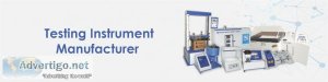 Testing instrument & equipment manufacture in india