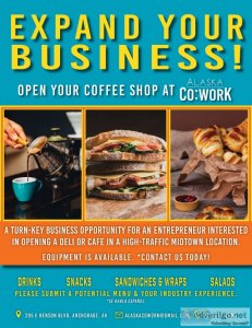 Expand Your Business. Come open your shop in Midtown Anchorage