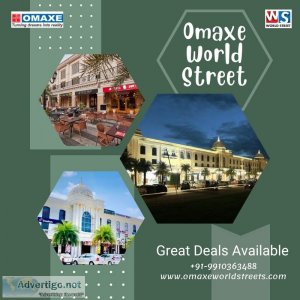 Faridabad world street, omaxe world street faridabad